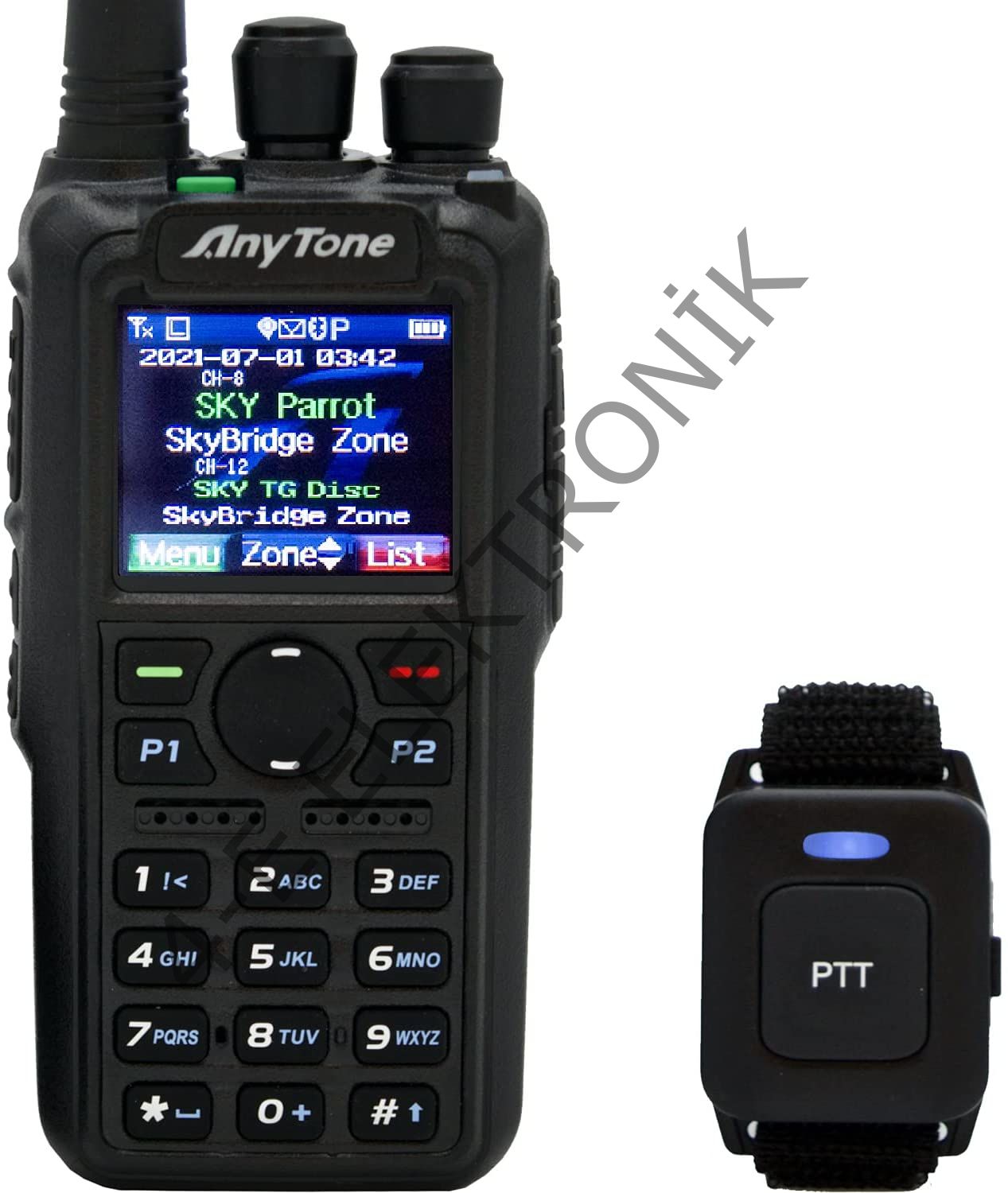 ANYTONE AT-D878UVII PLUS DMR TELSİZ TYPE-C BATARYALI