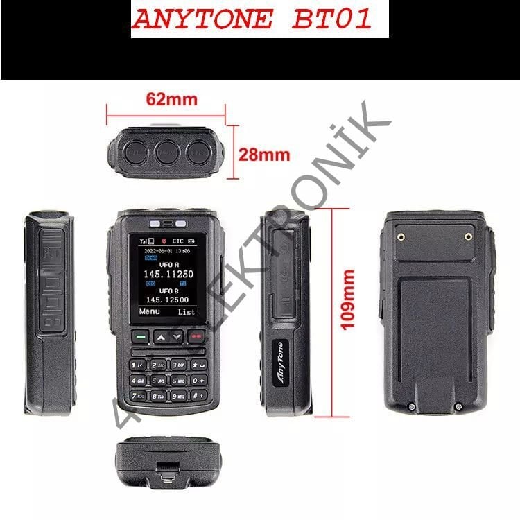 ANYTONE BT-01 BLUETOOTH EL MİKROFONU