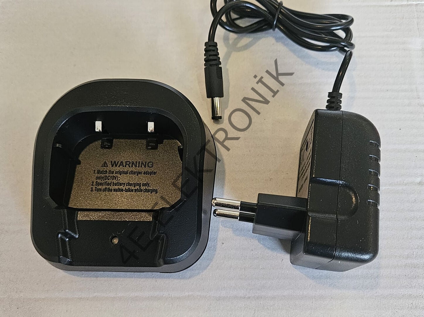 BAOFENG UV-82 ŞARJ ÜNİTESİ ADAPTÖRÜ TAKIM